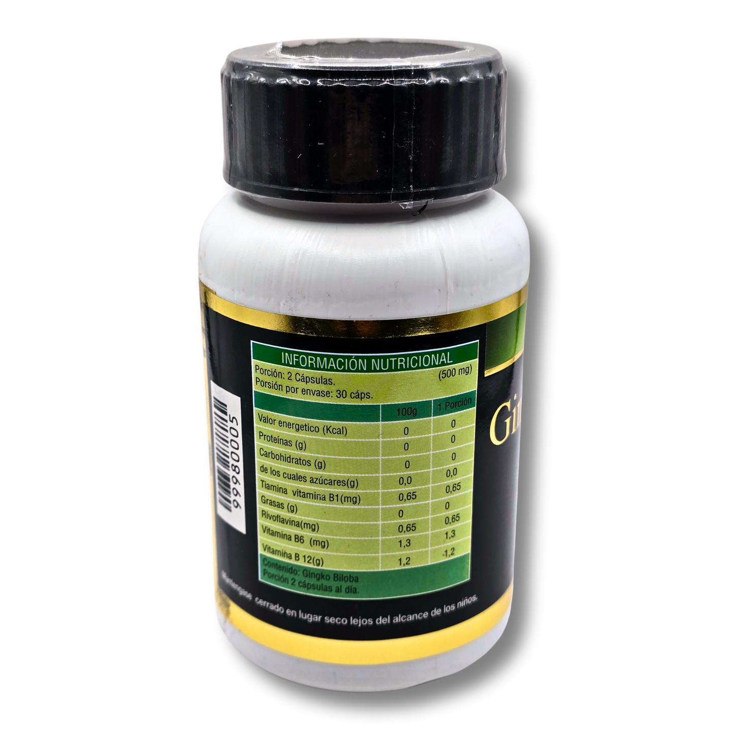 60 Capsulas Gingko Biloba 500mg