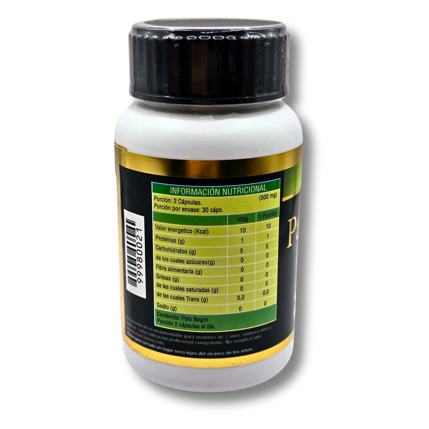 60 Capsulas Palo Negro 500mg