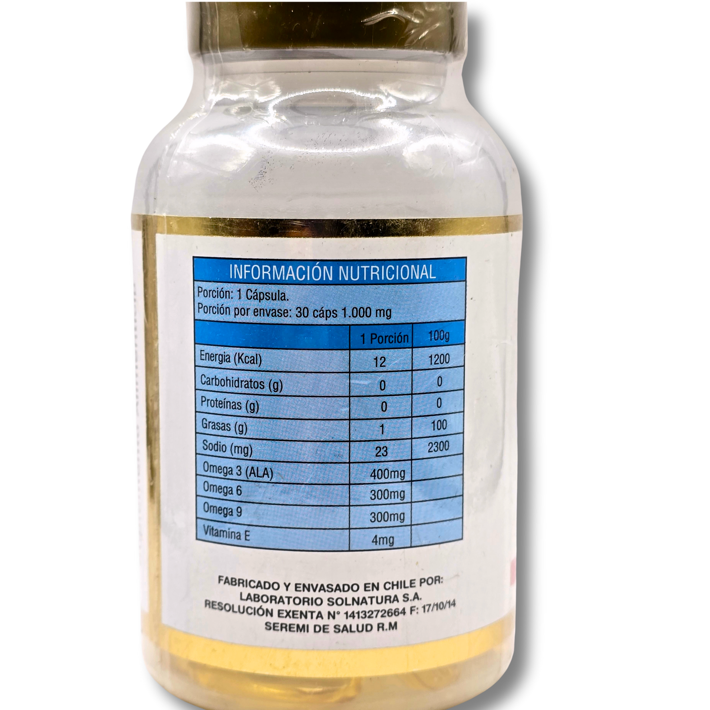 60 Capsulas Omega 3-6-9 500mg