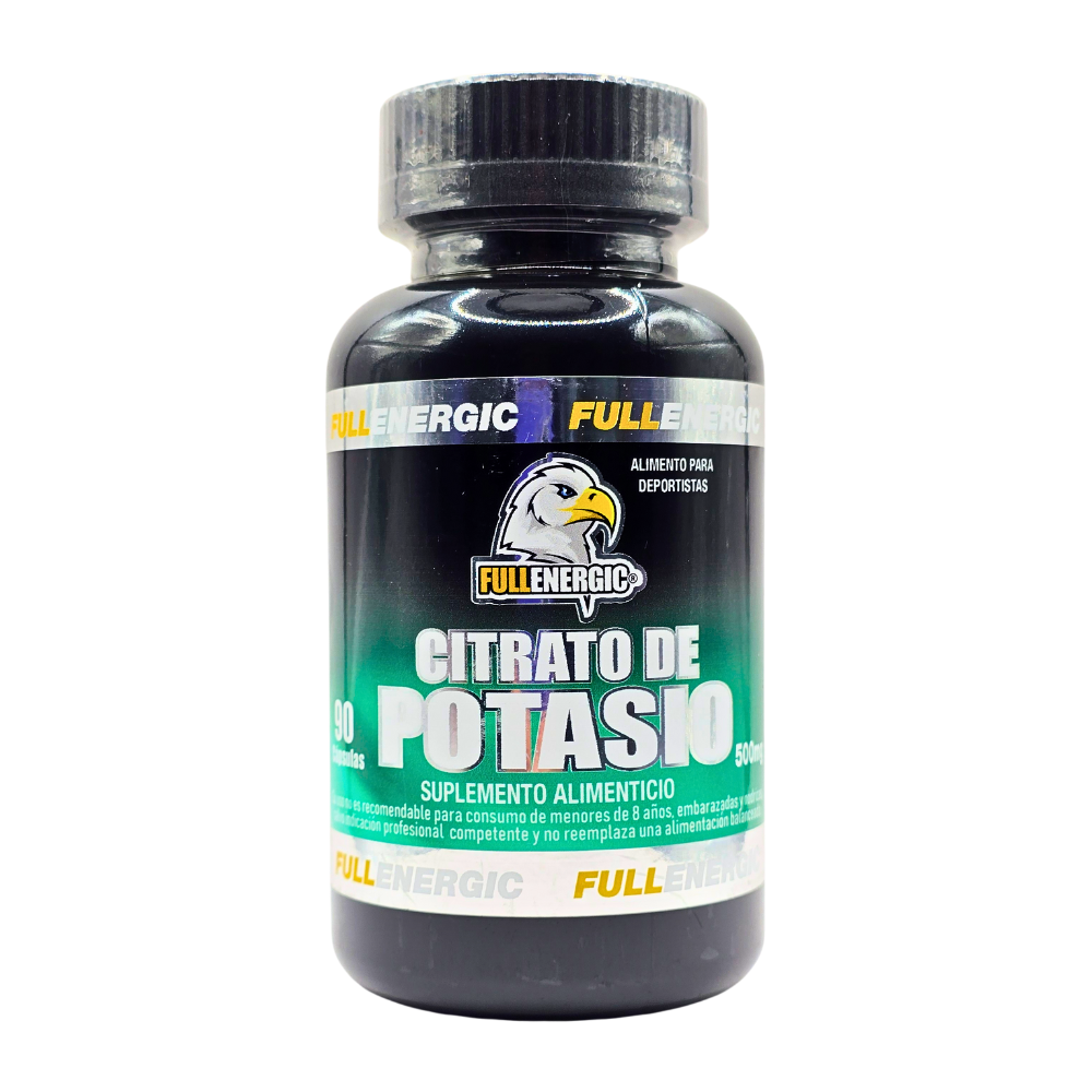 90 Cápsulas Citrato de Potasio 500mg