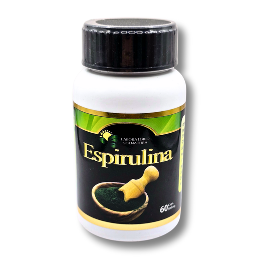 60 Capsulas Espirulina 500mg