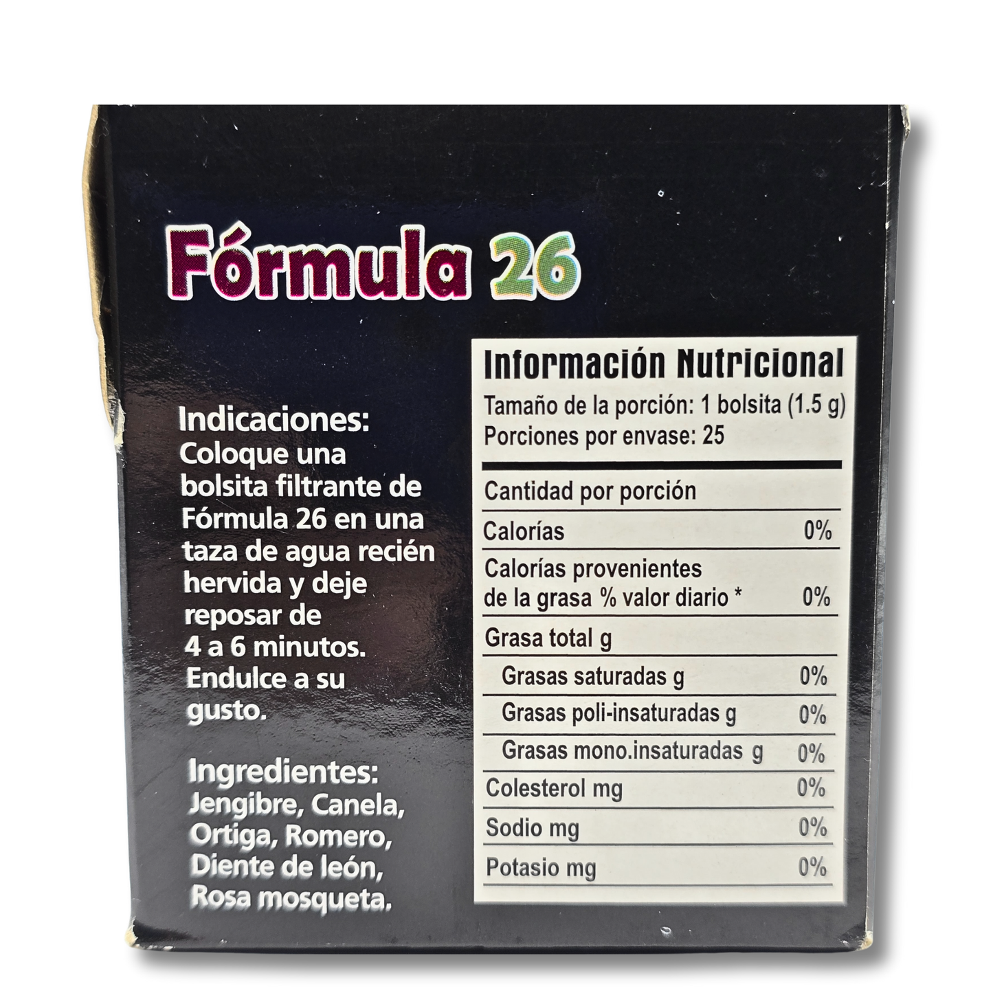Te infusion Formula 26