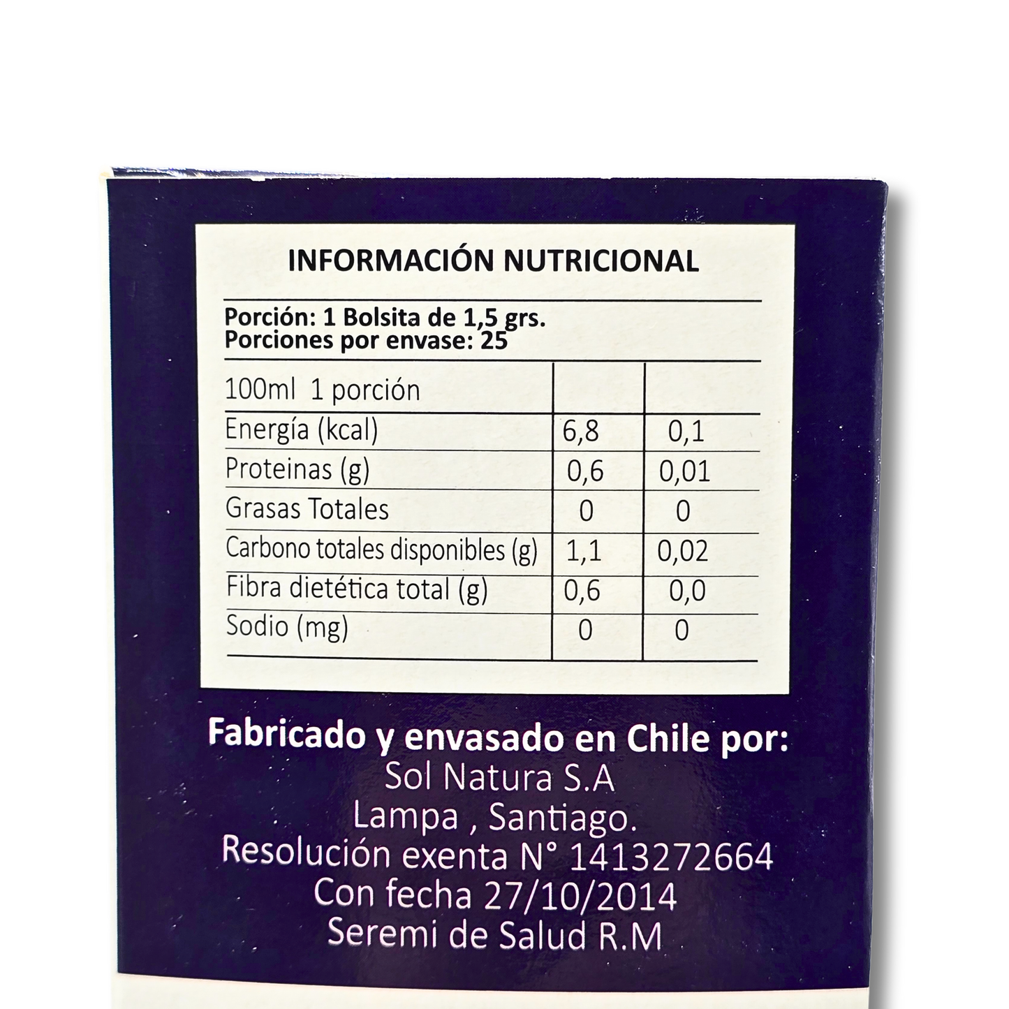 Te infusion Incacolon