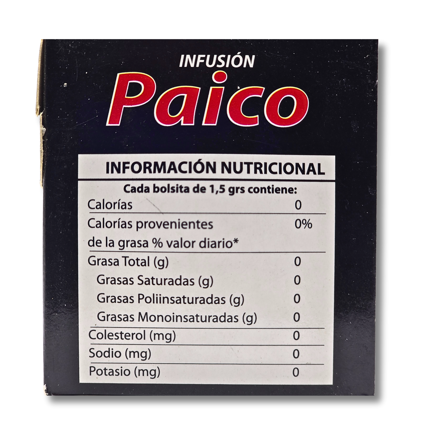 Te infusion Paico