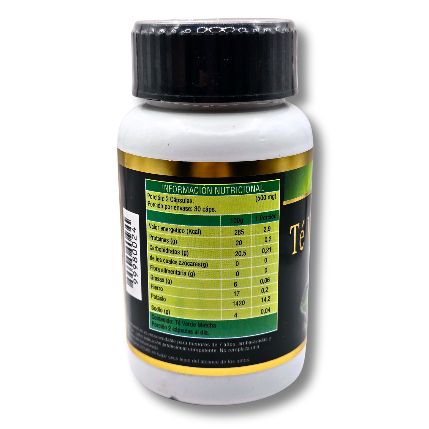 60 Capsulas Te verde Matcha 500mg