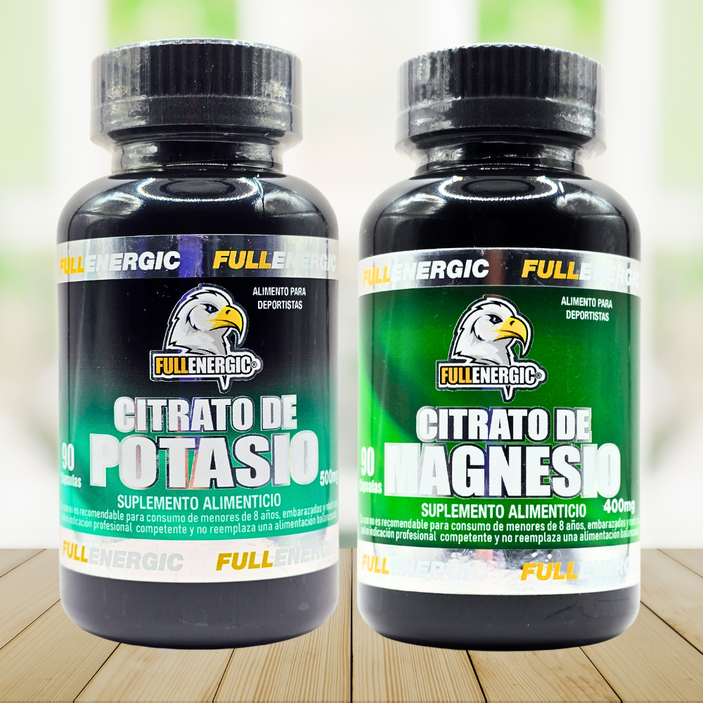Pack Citrato de Magnesio + Citrato de Potasio
