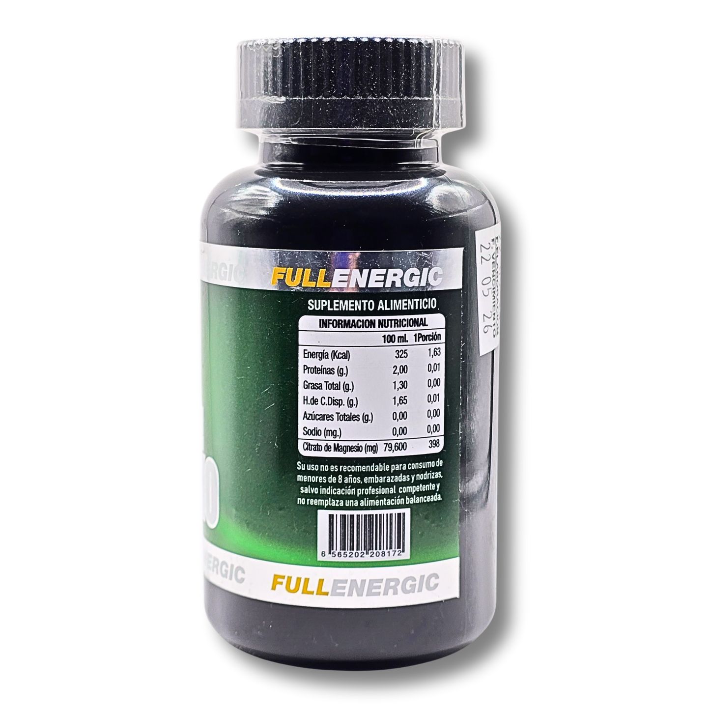 90 Cápsulas Citrato de Magnesio 400mg