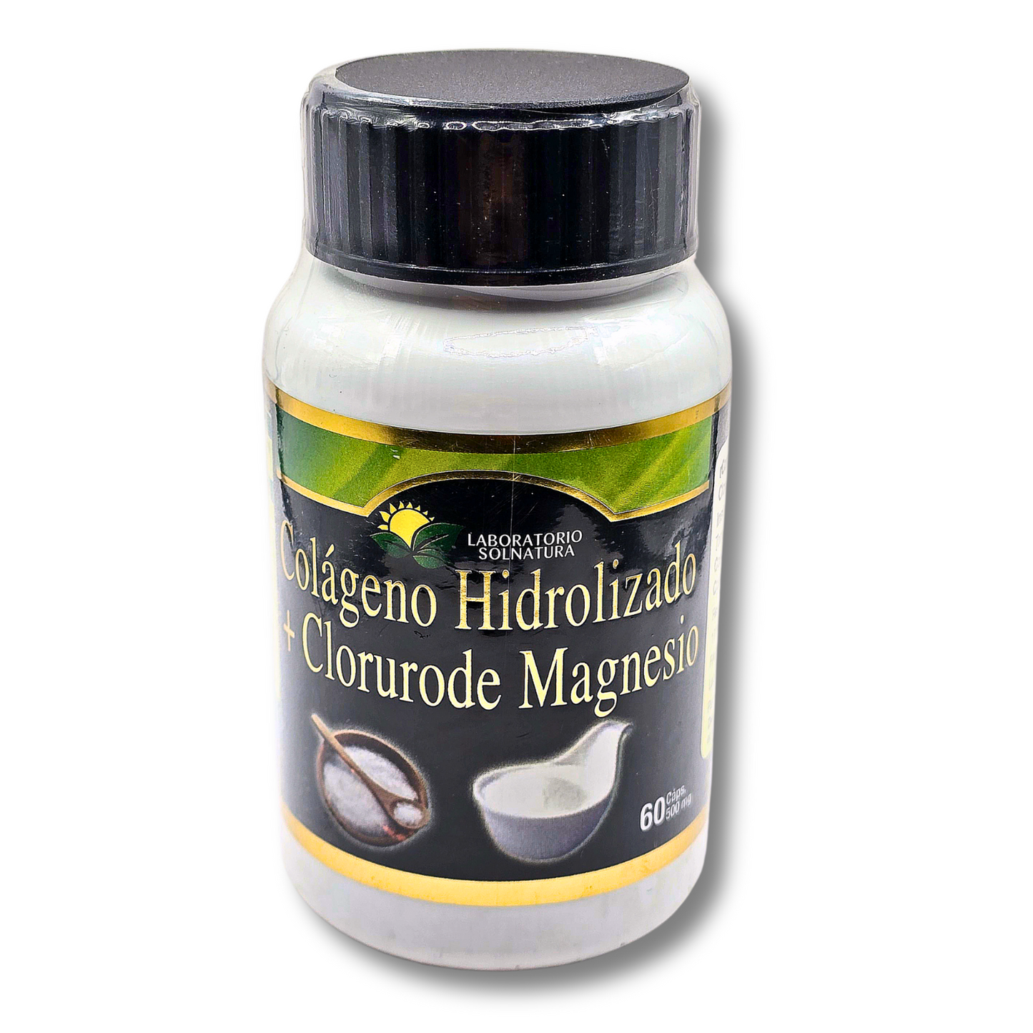 60 Capsulas Colageno hidrolizado + cloruro de magnesio 500mg