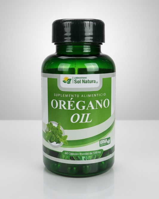 Aceite de Orégano 60 Cápsulas blandas 500 mg