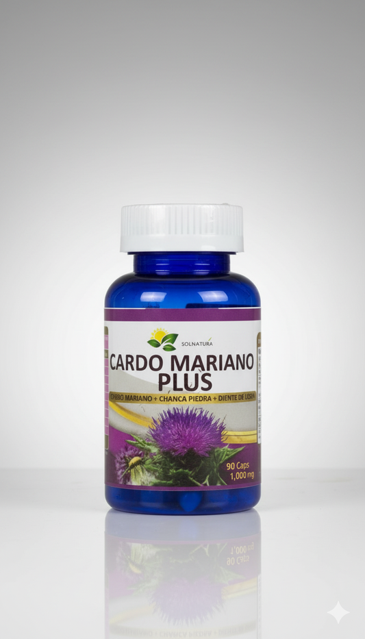 90 Cápsulas Cardo Mariano Plus 1000mg
